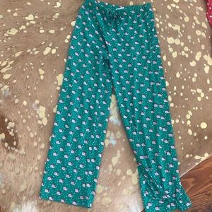 vineyard vines santa whale pj bottoms